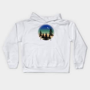 Summer nights Kids Hoodie